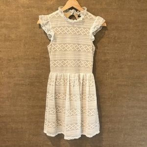 Vintage Ruffle Neck Dress by Penelope Tree
